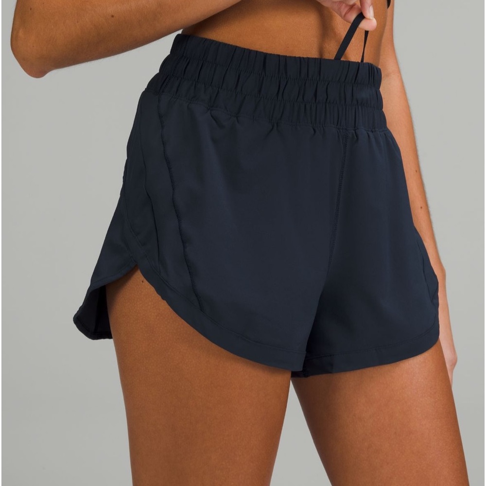 Track that high rise lululemon 3” short